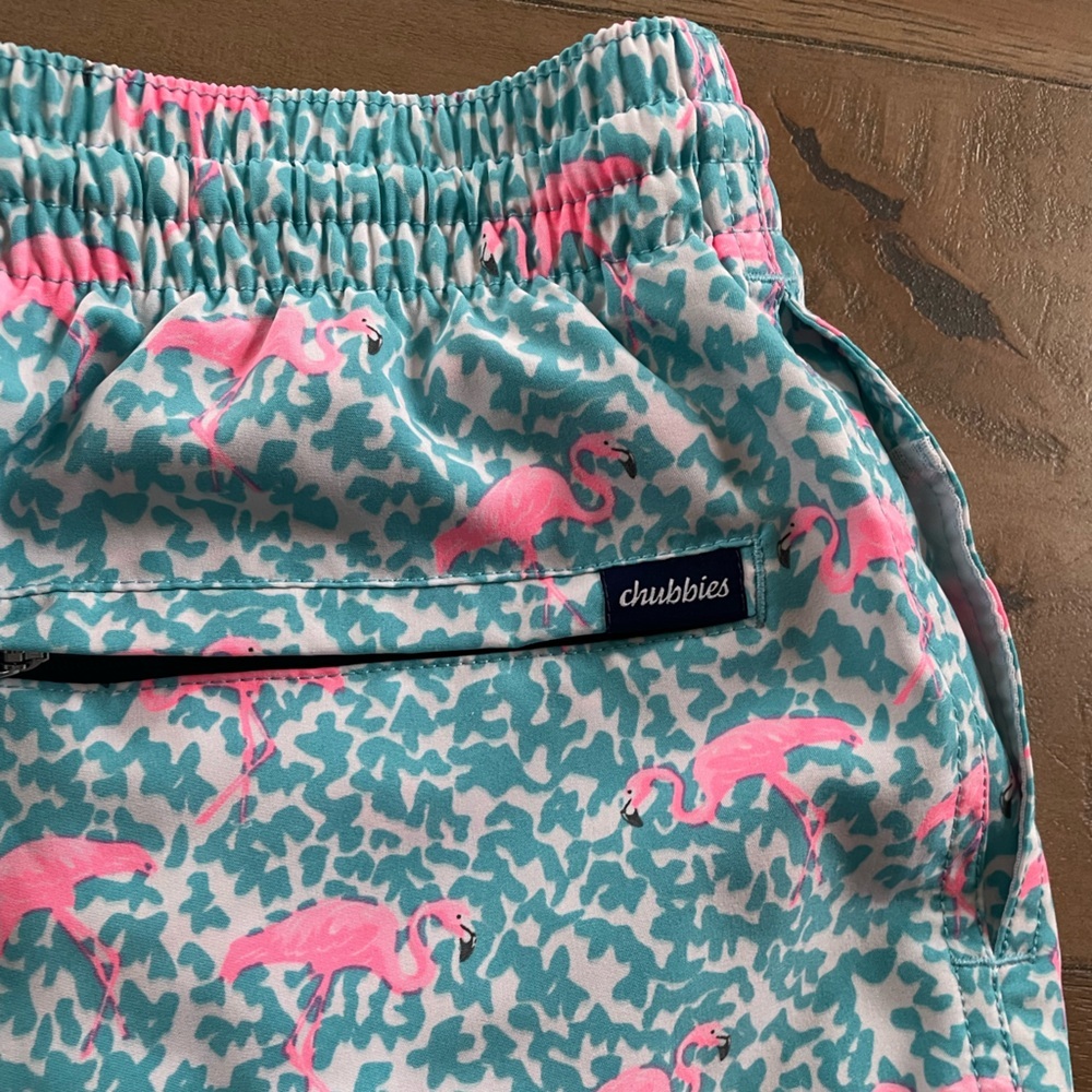 Chubbies Flamingo 4β inseam Menβs Swim Shorts, size small - Picture 4 of 4